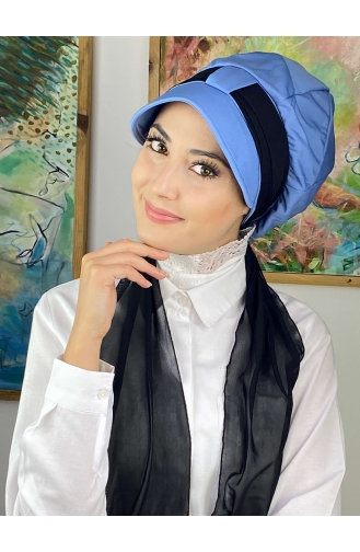 Black Ready to Wear Turban 214MAYŞAP02-02