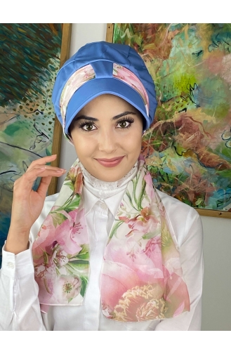 Rosa Praktischer Turban 214MAYŞAP02-03