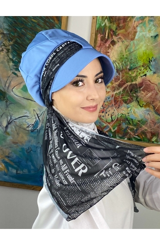 Black Ready to Wear Turban 214MAYŞAP02-06
