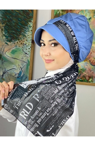 Black Ready to Wear Turban 214MAYŞAP02-06