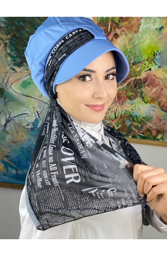 Black Ready to Wear Turban 214MAYŞAP02-06