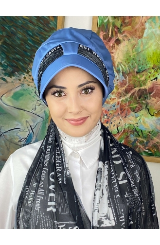 Black Ready to Wear Turban 214MAYŞAP02-06