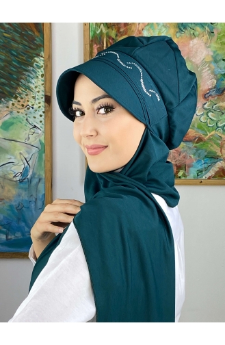 Emerald Green Ready to Wear Turban 2014MAYŞAP20-10