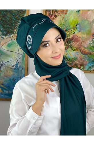 Turban Pret-a-Porter Vert emeraude 2014MAYŞAP20-10