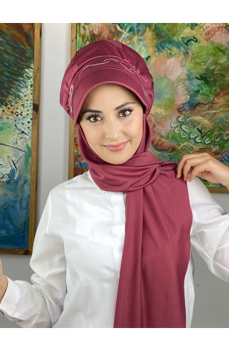 Turban Pret-a-Porter Rose Pâle Foncé 2014MAYŞAP20-11t