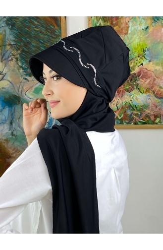 Black Ready to Wear Turban 2014MAYŞAP20-03