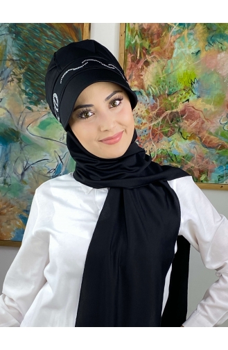 Black Ready to Wear Turban 2014MAYŞAP20-03
