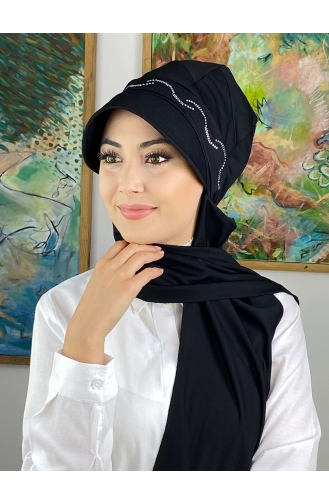 Black Ready to wear Turban 2014MAYŞAP20-03