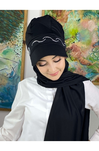 Black Ready to wear Turban 2014MAYŞAP20-03