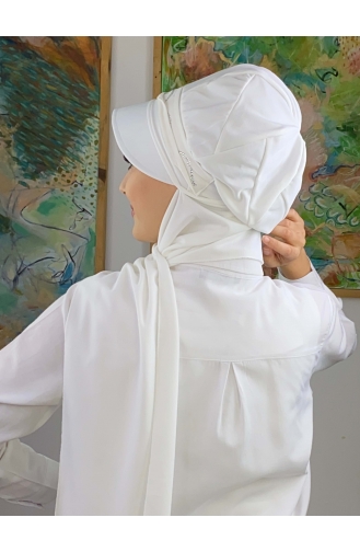 Weiß Praktischer Turban 2014MAYŞAP20-05