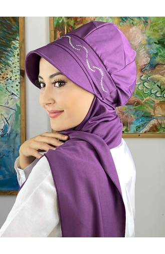 Purple Ready to Wear Turban 2014MAYŞAP20-07