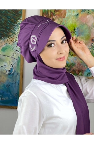 Purple Ready to Wear Turban 2014MAYŞAP20-07