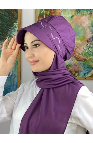 Purple Ready to Wear Turban 2014MAYŞAP20-07