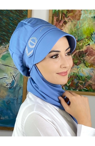 Sky Blue Ready to wear Turban 2014MAYŞAP20-09