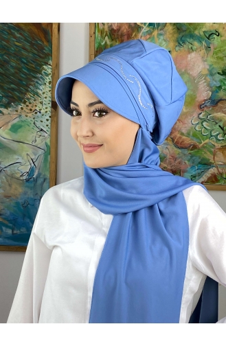Sky Blue Ready to wear Turban 2014MAYŞAP20-09
