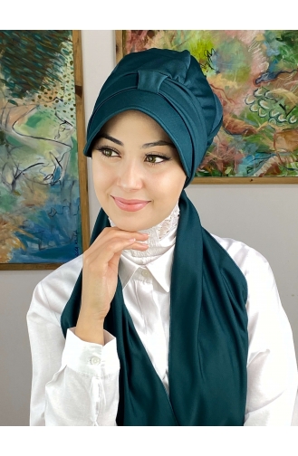 Mint Green Ready to Wear Turban 114MAYŞAP01-02