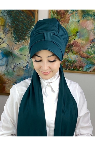 Mint Green Ready to Wear Turban 114MAYŞAP01-02