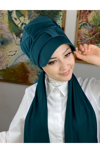 Mint Green Ready to Wear Turban 114MAYŞAP01-02