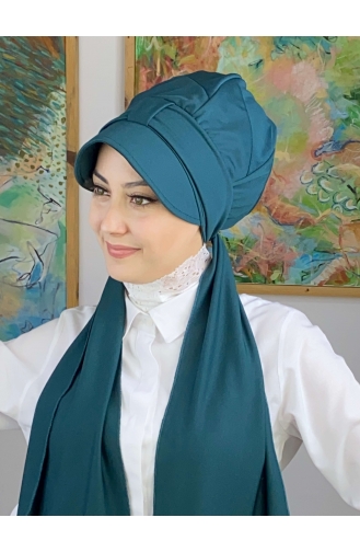 Light Mint Green Ready to wear Turban 114MAYŞAP01-03