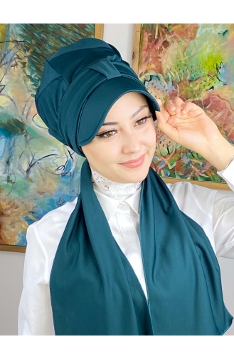 Light Mint Green Ready to Wear Turban 114MAYŞAP01-03