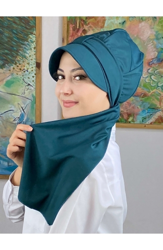 Light Mint Green Ready to Wear Turban 114MAYŞAP01-03