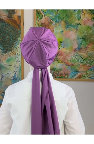 Lila Praktischer Turban 3NZL705223-10
