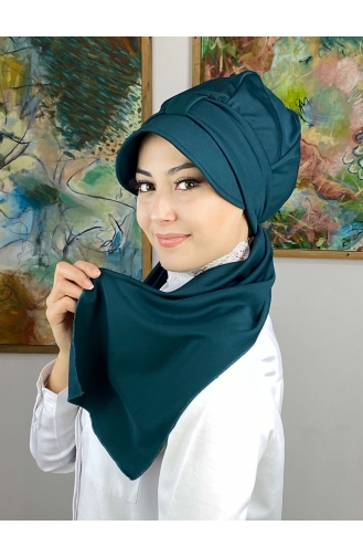 Nefti Yeşil Ready to wear Turban 3NZL705223-05