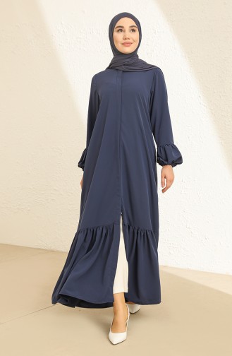 Navy Blue Abaya 2226-02