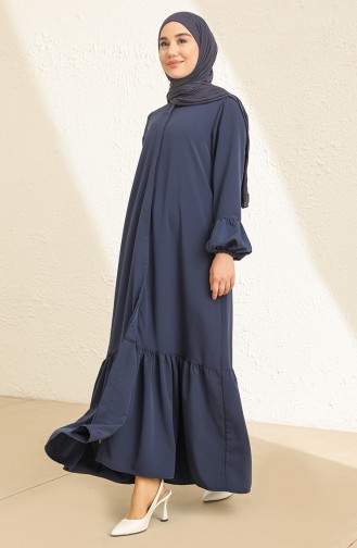 Navy Blue Abaya 2226-02