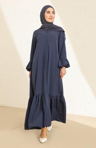 Navy Blue Abaya 2226-02