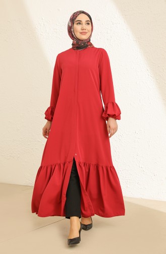 Claret red Abaya 2226-04