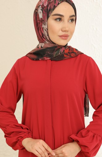 Claret red Abaya 2226-04