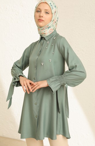 Green Overhemdblouse 2224-05