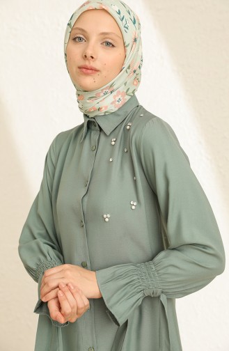 Green Overhemdblouse 2224-05