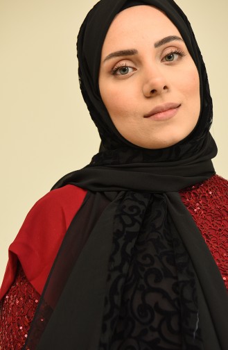 شال أسود 247900-01