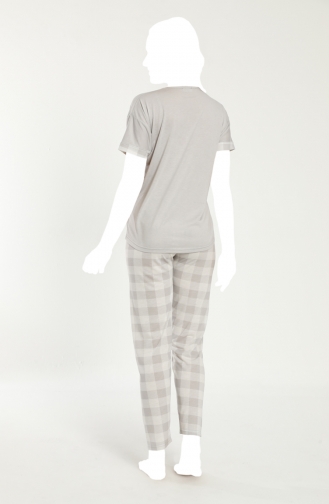 Gray Pajamas 22125-01