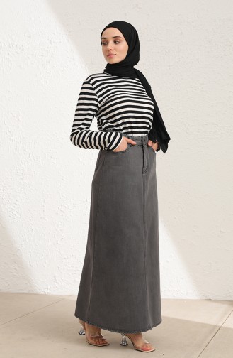 Gray Skirt 9076B-02