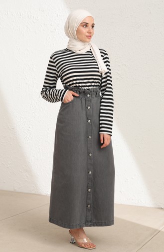 Gray Skirt 9077-02