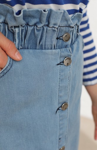 Denim Blue Skirt 9077-03