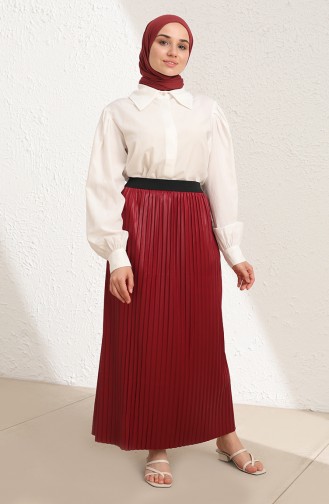 Claret Red Skirt 3470-02