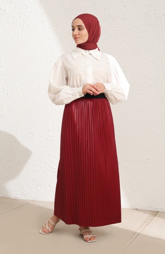 Claret Red Skirt 3470-02
