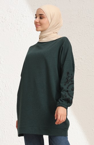 قميص رياضي أخضر زمردي 3357-04