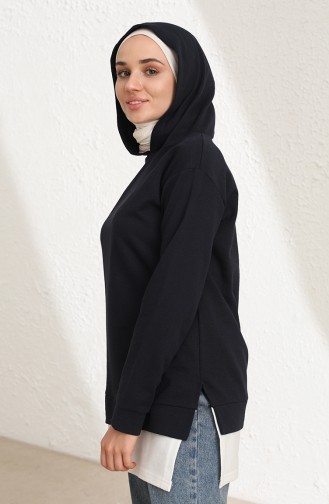 Dunkelblau Pulli 3423-04