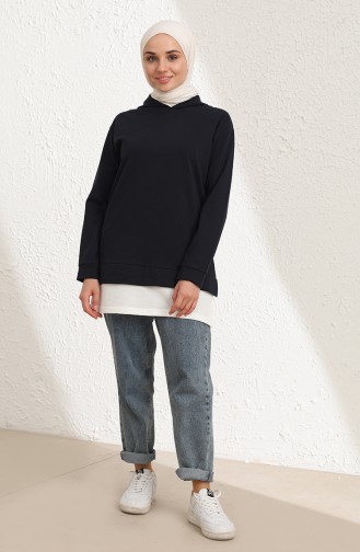 Navy Blue Sweatshirt 3423-04