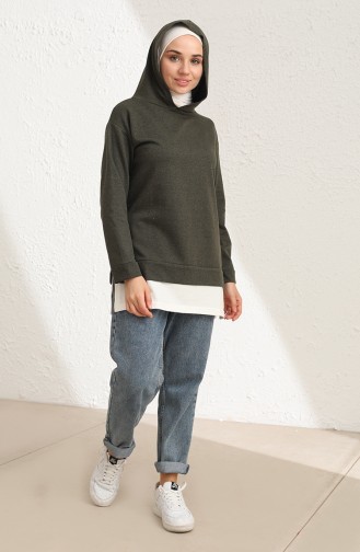 Sweatshirt Khaki 3423-05