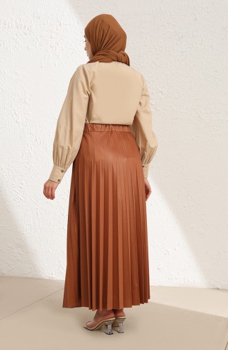 Tan Skirt 13900.Taba