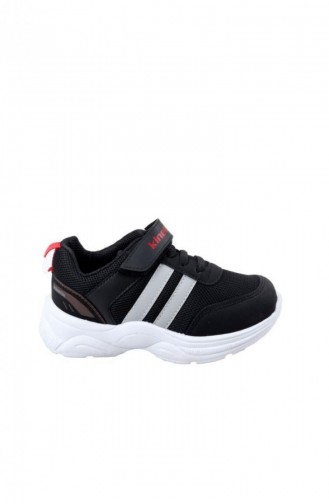 Kinetix Arısta Erkek Çocuk Günlük Sneaker Spor Ayakkabı Siyah Gri