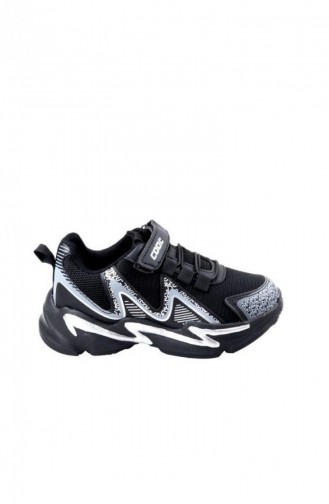 Cool Loft Erkek Çocuk Günlük Sneaker Spor Ayakkabı Siyah