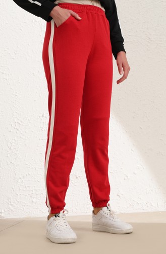 Red Track Pants 3908-01