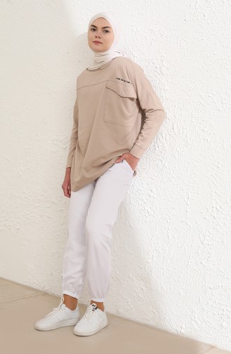 Pantalon Blanc 6115-07